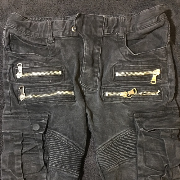 Biker jeans size 30 maybe 31 - Picture 1 of 5
